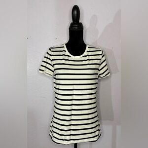 Amazon Black and White Striped T-Shirt